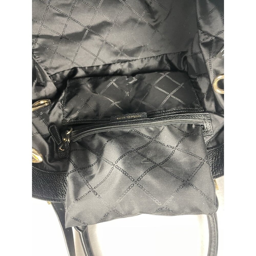 Michael Kors Bedford Legacy Large Black Leather Tote 30F9G06T3L Retails‎ $425 - Picture 14 of 16